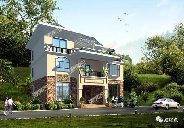 不帶廚房的自建房別墅戶型方案圖，不帶廚房設(shè)計(jì)圖