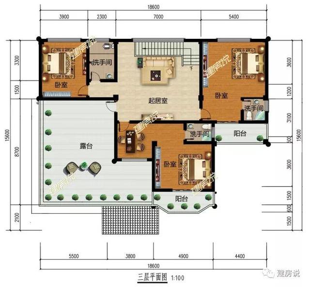 不帶廚房的自建房別墅戶型方案圖，不帶廚房設(shè)計(jì)圖