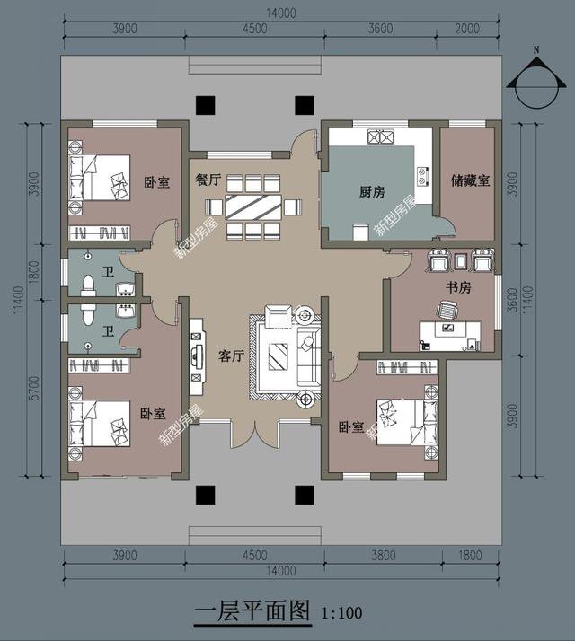 造價20萬起5套自建房戶型圖，這才是農(nóng)村住宅應(yīng)該的樣子