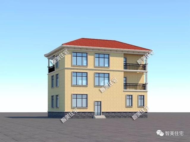 造價(jià)40多萬(wàn)，帶堂屋和涼亭的別墅戶(hù)型方案設(shè)計(jì)，高端