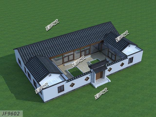 6款帶小院的一層的中式自建房戶型圖，最低18萬(wàn)，爸媽很喜歡