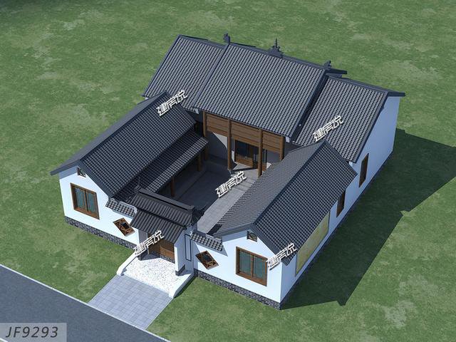 6款帶小院的一層的中式自建房戶型圖，最低18萬(wàn)，爸媽很喜歡