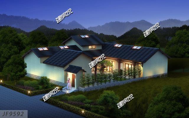 6款帶小院的一層的中式自建房戶型圖，最低18萬(wàn)，爸媽很喜歡