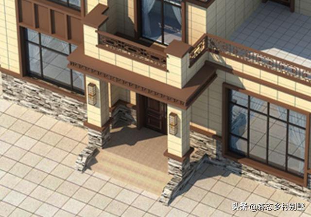 占地110㎡二層新中式別墅戶型設(shè)計圖，這款方案火爆全國