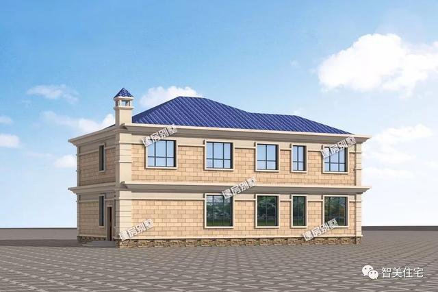 農(nóng)村別墅二層帶車庫(kù)戶型圖，這款方案很實(shí)用哦