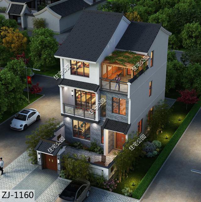 10套小戶型精致簡約的農村自建房方案戶型圖，適合小宅基地