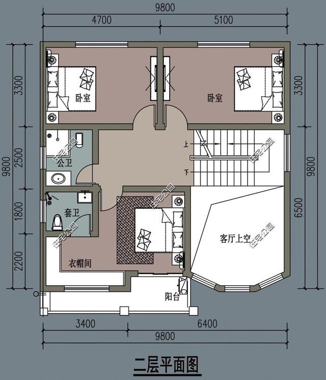 10套小戶型精致簡約的農村自建房方案戶型圖，適合小宅基地