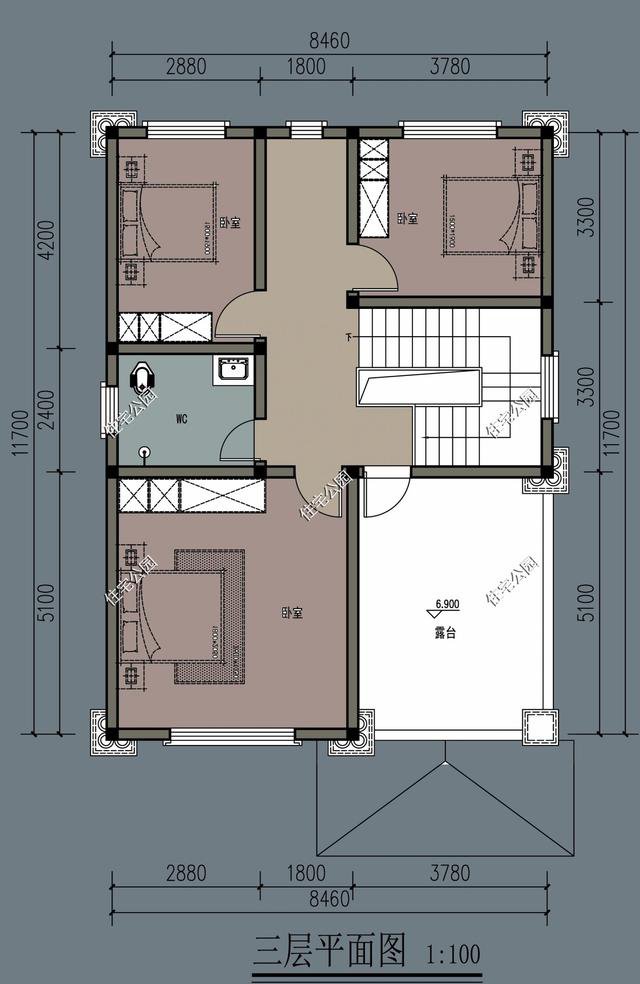 10套小戶型精致簡約的農村自建房方案戶型圖，適合小宅基地