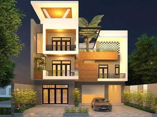 6棟超現(xiàn)代別墅自建房外觀(guān)圖片，2030年的超前設(shè)計(jì)感