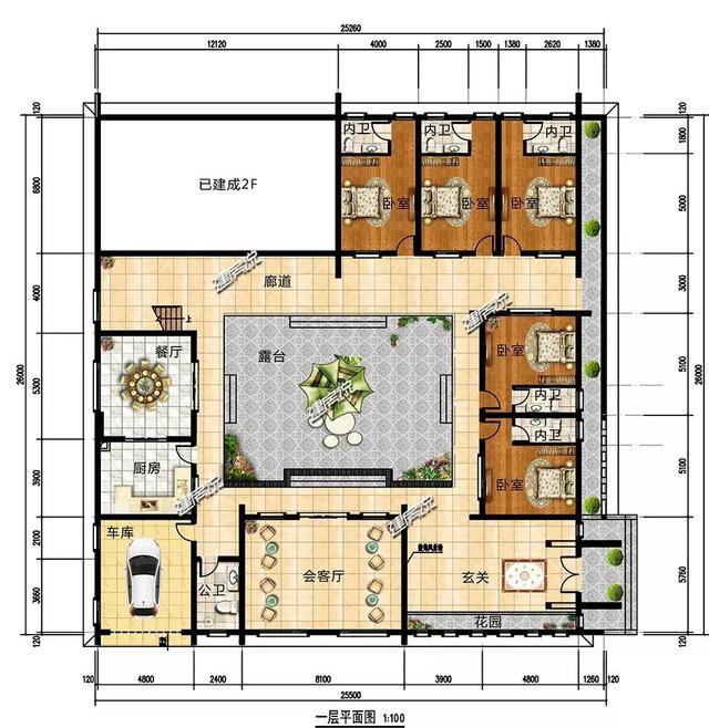 幾棟徽派的農(nóng)村中式住宅外觀圖片及戶型設(shè)計圖，喜歡徽派的收藏了