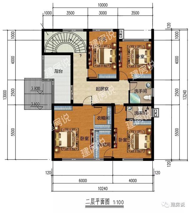 幾棟徽派的農(nóng)村中式住宅外觀圖片及戶型設(shè)計圖，喜歡徽派的收藏了