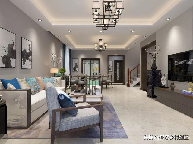 占地100平三層簡歐小戶型別墅戶型圖，小宅基地建房也可以很氣派