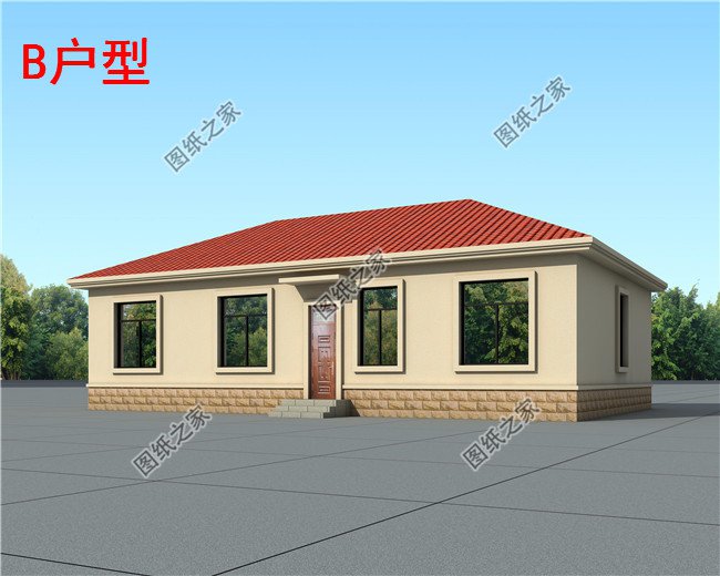 農(nóng)村一層別墅設(shè)計(jì)圖