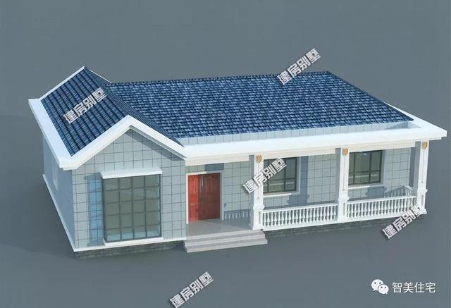 造價(jià)16萬左右的一層小平房別墅圖，外觀美布局贊