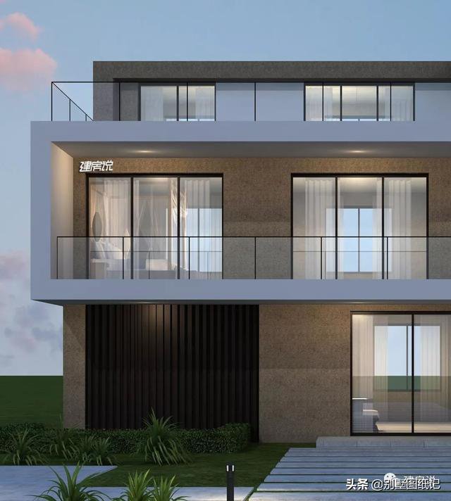 占地100平的超現(xiàn)代風(fēng)平頂別墅戶型方案圖，時(shí)尚不過時(shí)