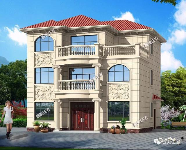 開間11-12米間的農(nóng)村別墅設(shè)計(jì)圖，第二棟圖紙之家原創(chuàng)設(shè)計(jì)