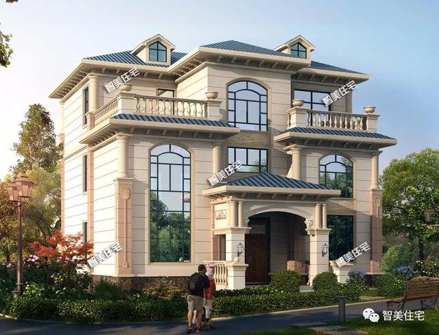 開間11-12米間的農(nóng)村別墅設(shè)計(jì)圖，第二棟圖紙之家原創(chuàng)設(shè)計(jì)