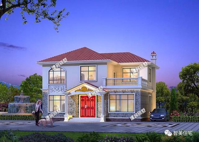 2棟簡單實用的兩層小別墅戶型圖，回老家給爸媽建一棟