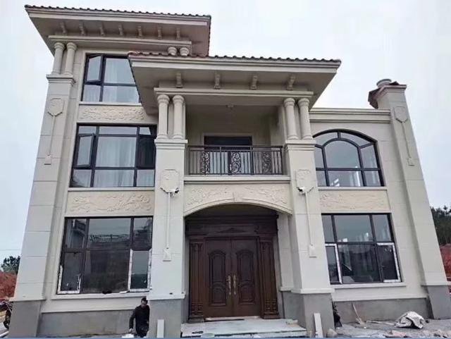 13套湖南豪華歐式農(nóng)村別墅完工圖，PK下哪套更好看