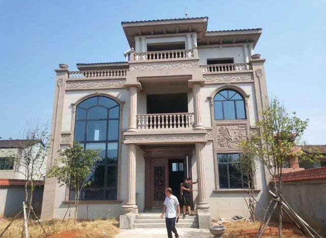 13套湖南豪華歐式農(nóng)村別墅完工圖，PK下哪套更好看