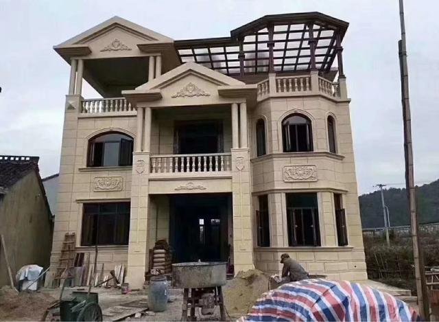 13套湖南豪華歐式農(nóng)村別墅完工圖，PK下哪套更好看