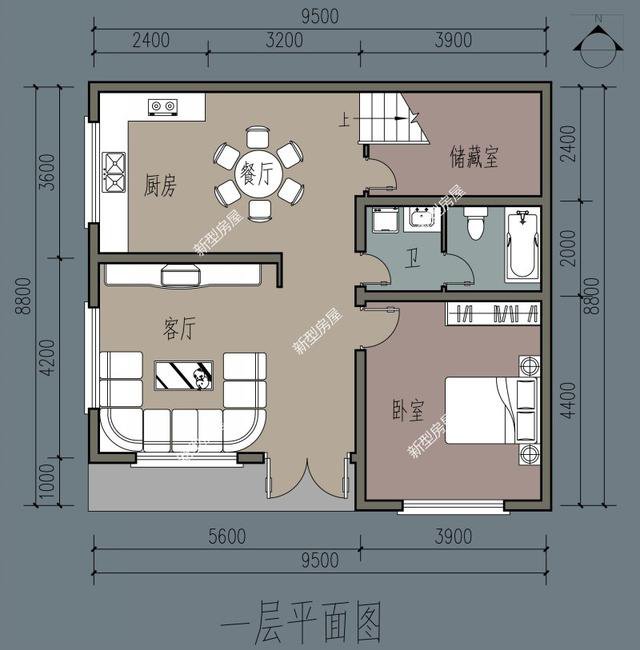 6套二層小洋樓設(shè)計(jì)戶型圖及外觀效果圖，都是新款設(shè)計(jì)出圖