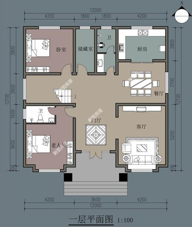 6套二層小洋樓設(shè)計(jì)戶型圖及外觀效果圖，都是新款設(shè)計(jì)出圖