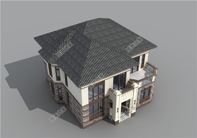 農(nóng)村二層房屋設(shè)施工計(jì)紙圖