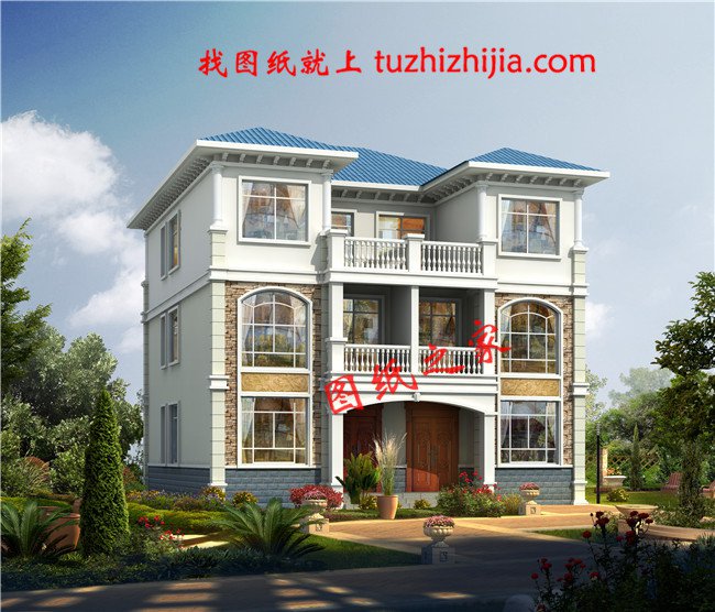 雙拼農(nóng)村小別墅設(shè)計圖，適合有兩個兄弟的家庭自建