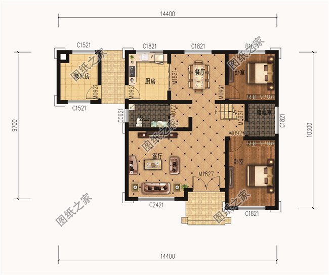 良心推薦，20款經(jīng)濟型農(nóng)村別墅圖紙，造價25萬內(nèi)