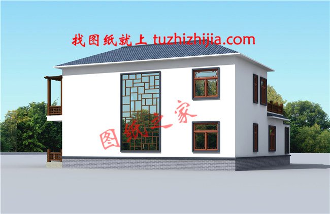 15×14米二層農(nóng)村四合院設(shè)計(jì)，秒殺各種洋別墅