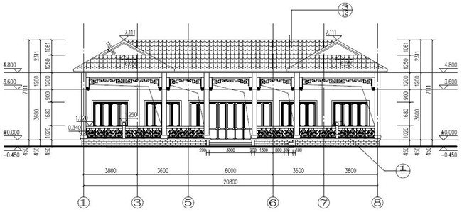 適合農(nóng)村自建的現(xiàn)代一層三合院圖，秒殺一切洋樓別墅！