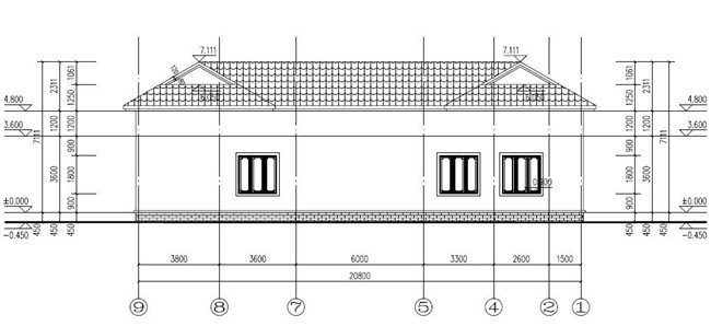 適合農(nóng)村自建的現(xiàn)代一層三合院圖，秒殺一切洋樓別墅！