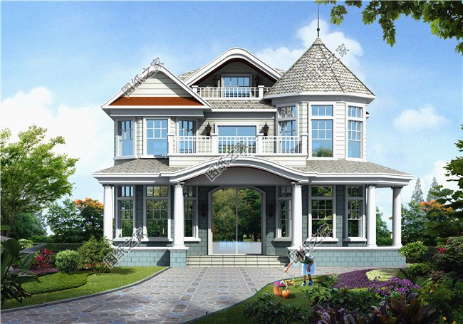 2024年好看的別墅外觀效果圖大全【多圖】
