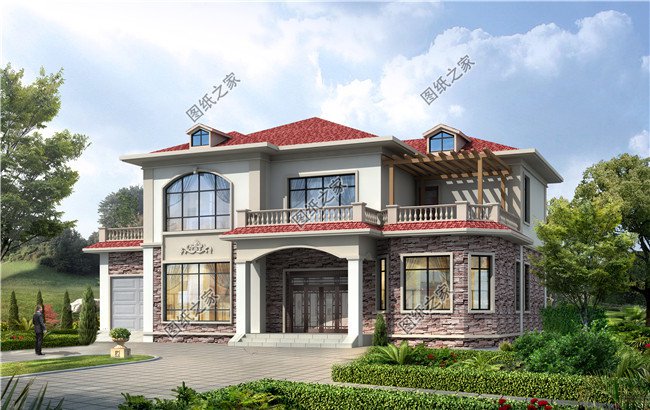 2024年好看的別墅外觀效果圖大全【多圖】