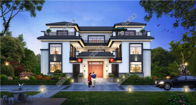 2024年好看的別墅外觀效果圖大全【多圖】