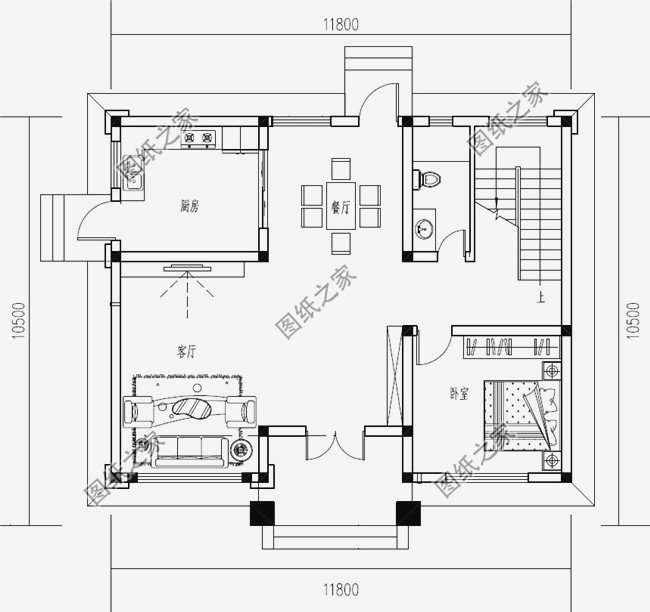 最受農(nóng)村人喜歡的10套占地100平自建房設(shè)計圖