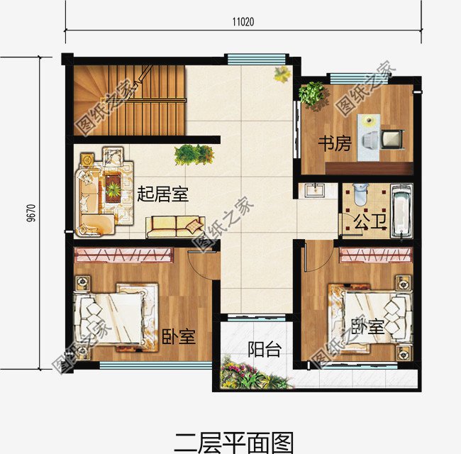 最受農(nóng)村人喜歡的10套占地100平自建房設(shè)計圖