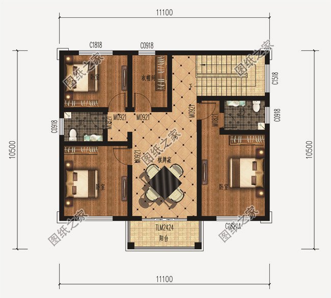 最受農(nóng)村人喜歡的10套占地100平自建房設(shè)計圖