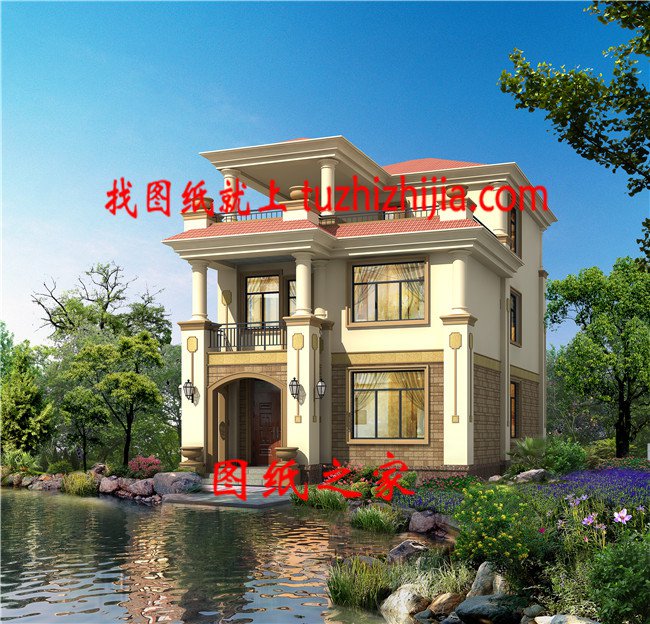 10款占地100平左右農(nóng)村別墅設(shè)計(jì)戶型圖，小宅基地建出大效果