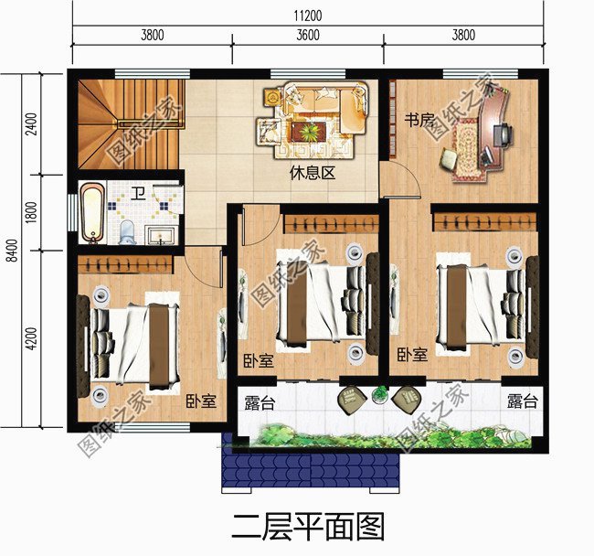 10款占地100平左右農(nóng)村別墅設(shè)計(jì)戶型圖，小宅基地建出大效果