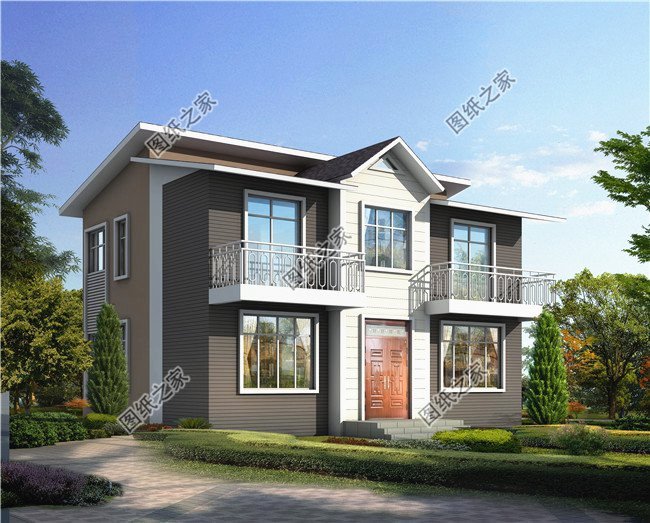 10款占地100平左右農(nóng)村別墅設(shè)計(jì)戶型圖，小宅基地建出大效果