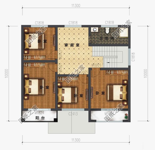 農(nóng)村2層實(shí)用別墅，10X11米布局最適合農(nóng)村生活！