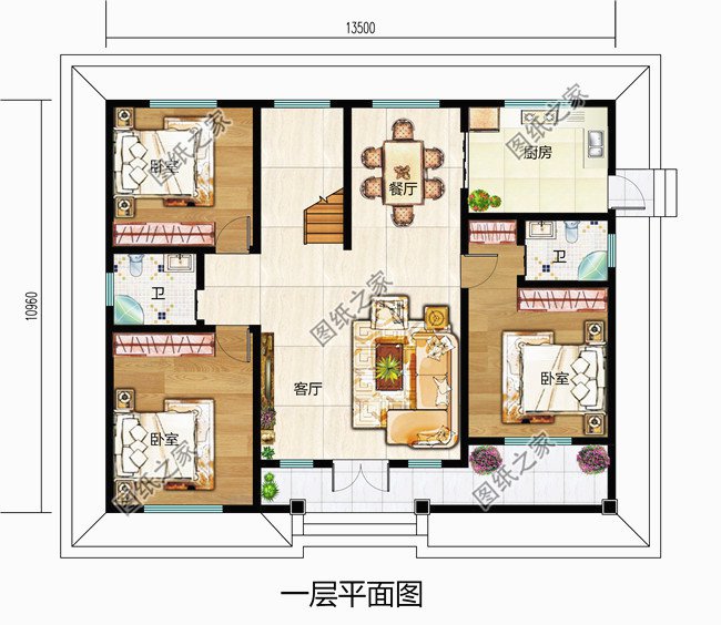 300套圖紙精選5款農村小別墅，2024年最款，建房一定要看