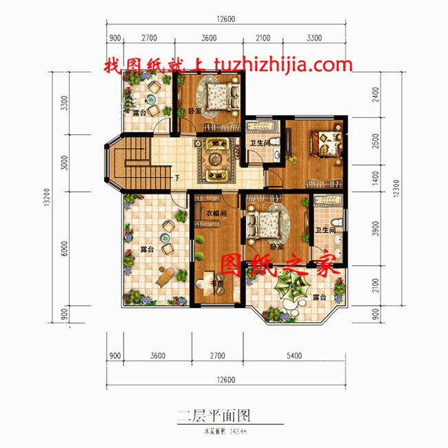 300套圖紙精選5款農村小別墅，2024年最款，建房一定要看
