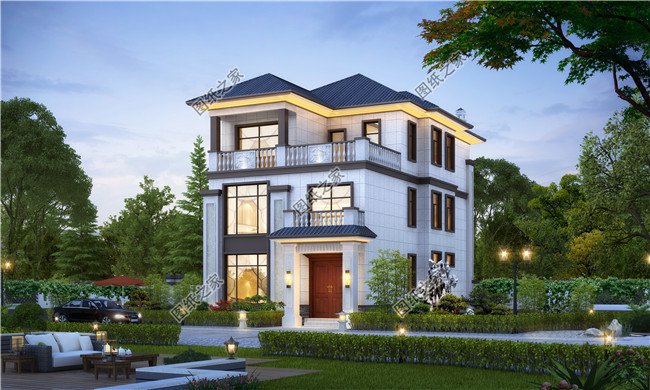 10款新中式別墅房屋效果圖大全，越看越喜歡