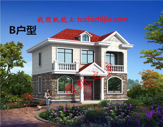 2套10X10米農(nóng)村別墅，實(shí)用美觀，適合農(nóng)村