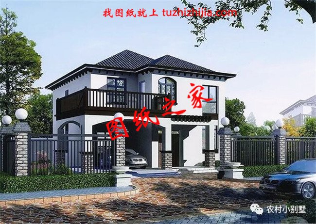 誰說農(nóng)村小別墅花費(fèi)高，這款二層帶車庫自建房20萬以內(nèi)都能建