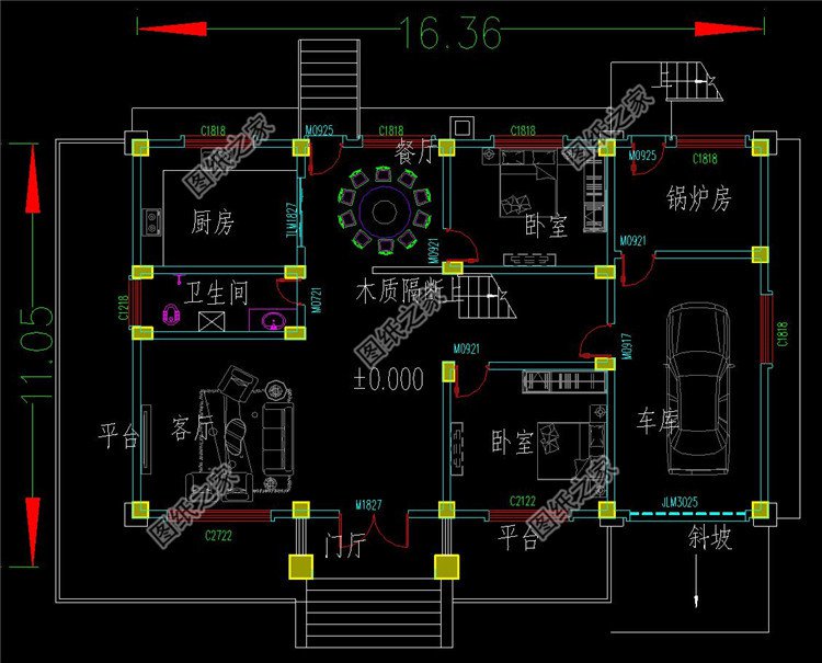 二層歐式別墅設(shè)計(jì)圖