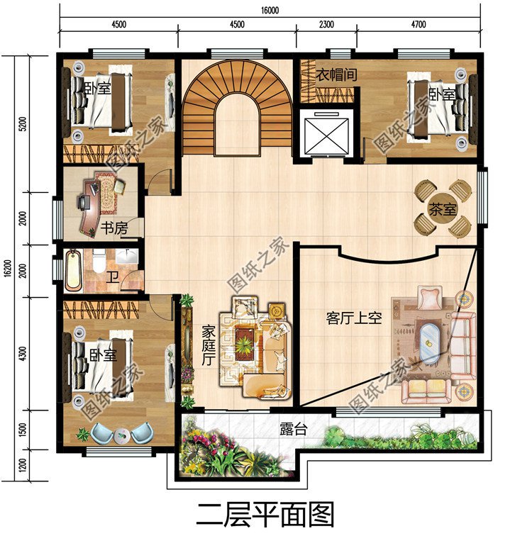 新中式三層樓房設計圖紙，帶地下室，地下車庫，帶電梯
